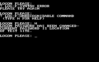 Title screen of Hacker