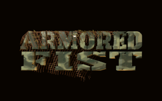 Title screen of Armored Fist