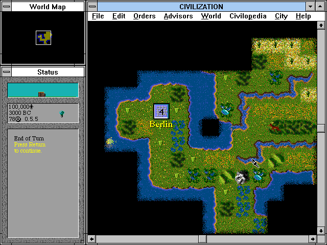Gameplay of Sid Meier's Civilization