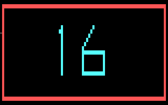 Title screen of 16