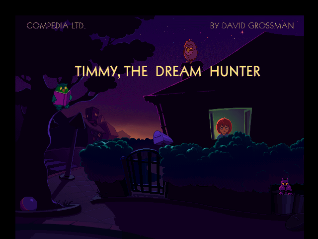 Title screen of Timmy the Dream Hunter