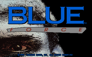 Title screen of Blue Force