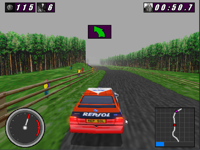 Gameplay of International Rally Championship