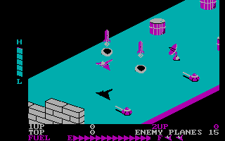 Gameplay of Zaxxon