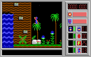 Gameplay of Captain Comic II: Fractured Reality
