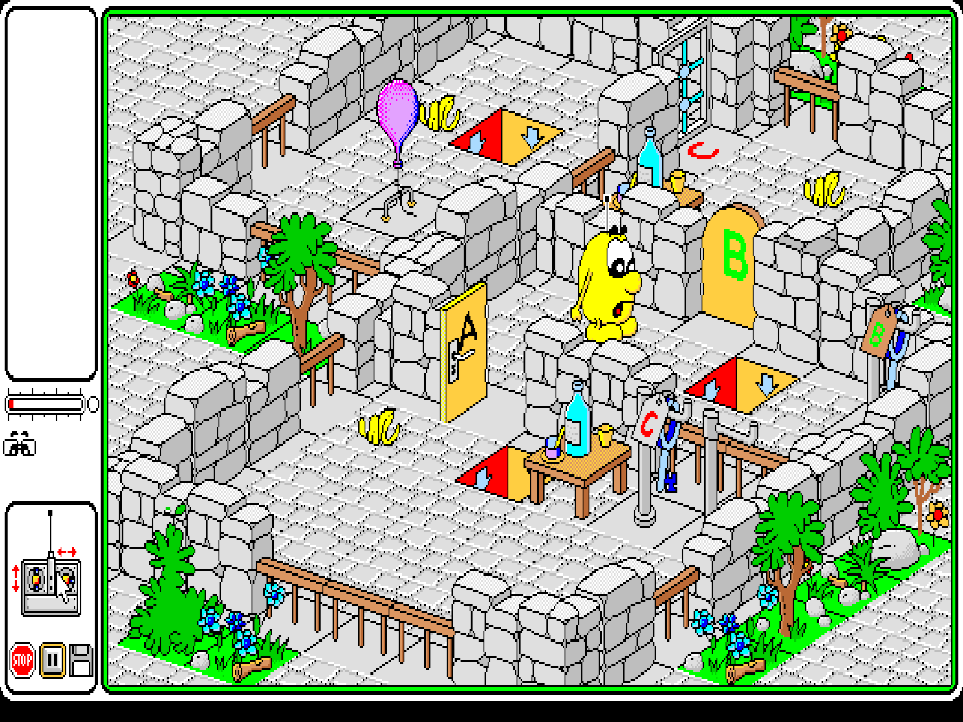Gameplay of Blupimania