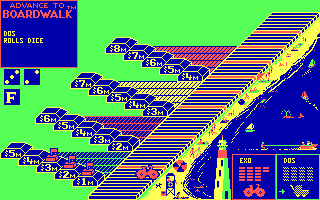 Gameplay of Advance to Boardwalk