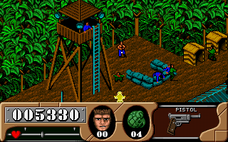 Gameplay of Arnie Savage: Combat Commando