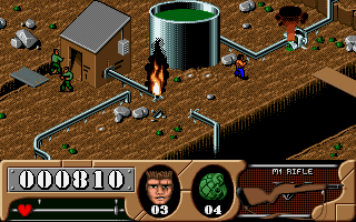Gameplay of Arnie Savage: Combat Commando