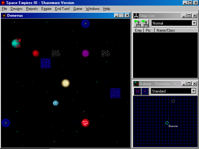 Gameplay of Space Empires III