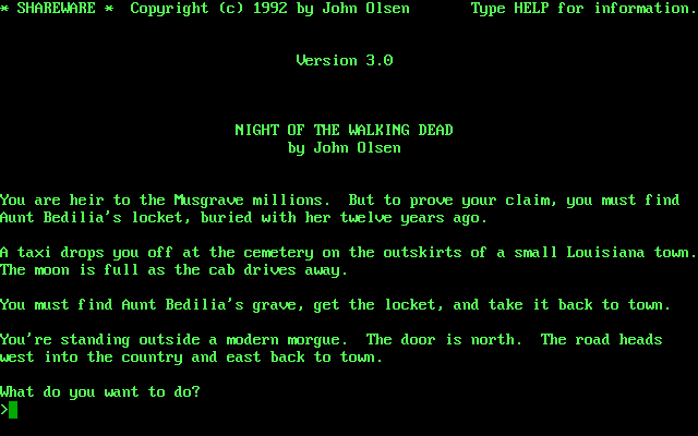 Title screen of Horror 3.0