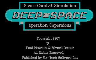 Title screen of Deep Space: Operation Copernicus