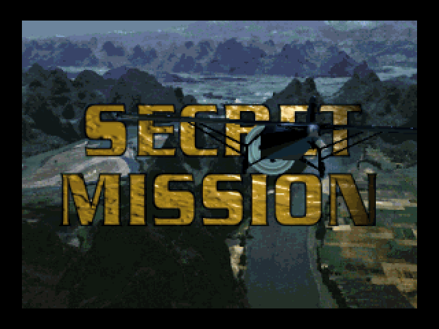 Title screen of Secret Mission (1996)