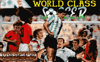 Title screen of World Class Soccer