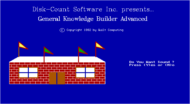 Title screen of Education Series: General Knowledge Builder