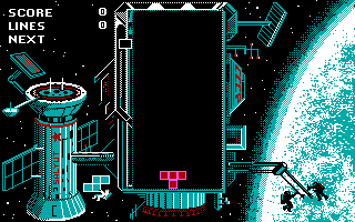 Gameplay of Tetris (1987)