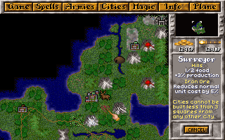 Gameplay of Master of Magic