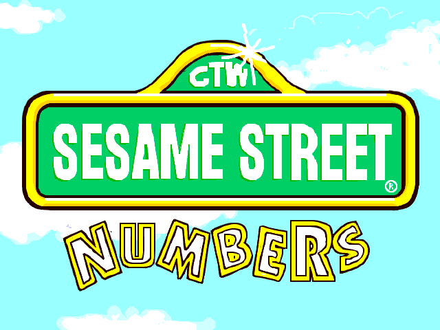 Title screen of Sesame Street: Numbers