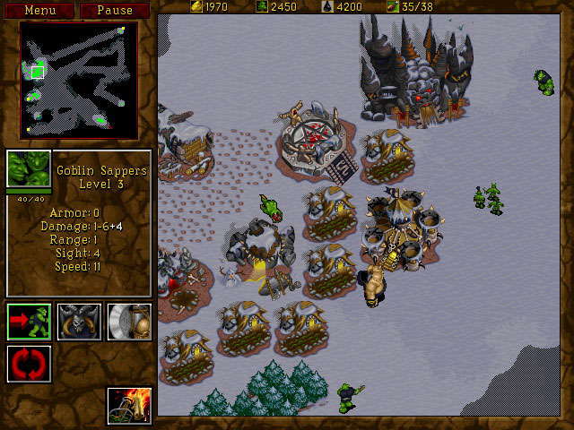 Gameplay of Warcraft II: Tides of Darkness