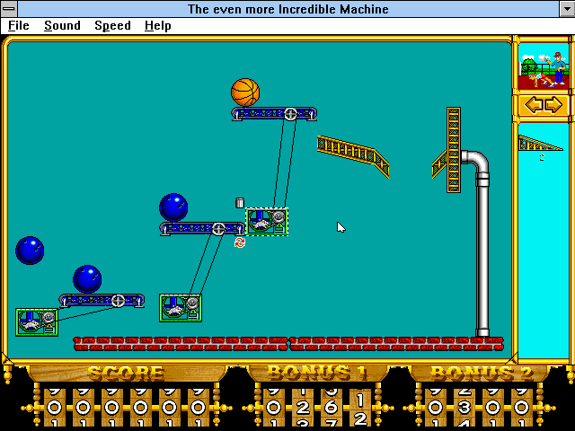 Gameplay of The Even More! Incredible Machine
