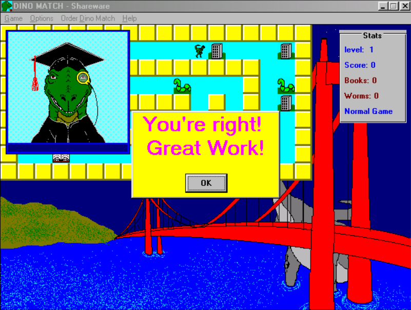 Gameplay of Dino Match
