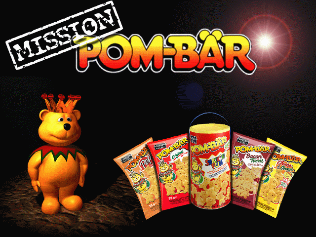 Title screen of Mission Pom-Bär