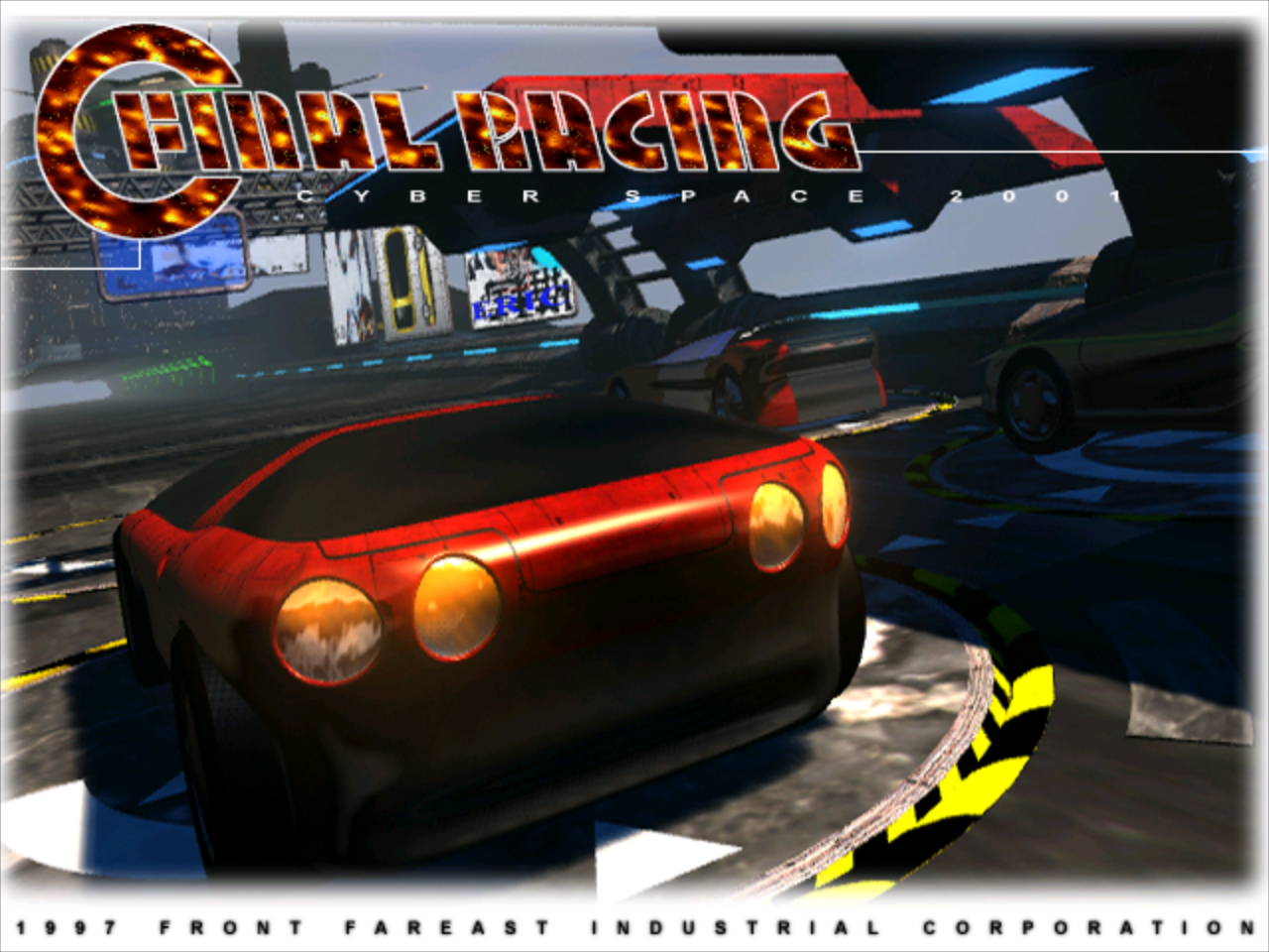 Title screen of Final Racing