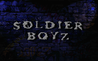 Title screen of Soldier Boyz