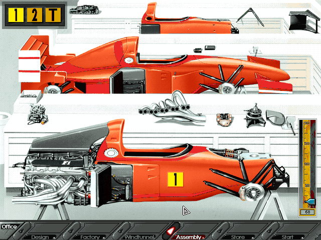 Gameplay of F1 Manager