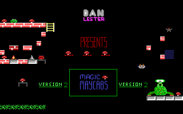 Title screen of Magic Maycabs