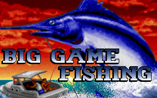 Title screen of Big Game Fishing
