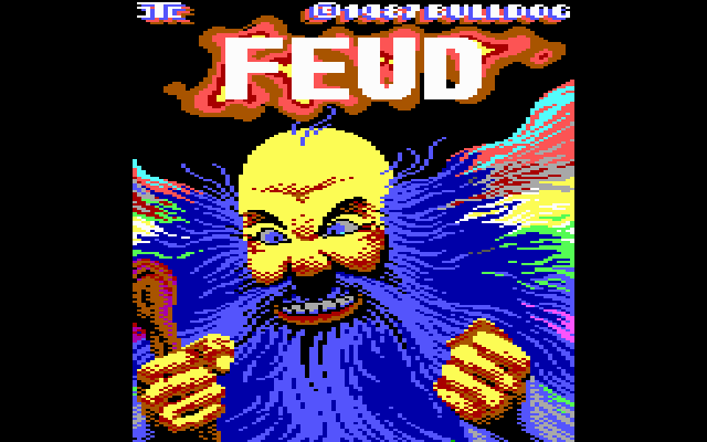 Title screen of Feud