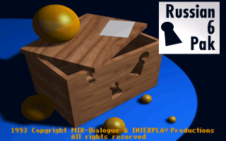 Title screen of Russian 6 Pak