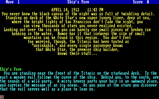 Gameplay of Beyond the Titanic