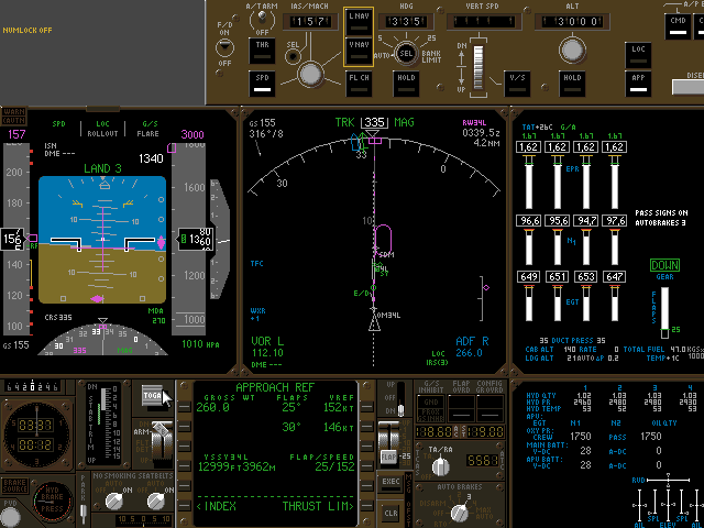 Gameplay of 747-400 Precision Simulator