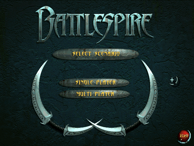 Title screen of An Elder Scrolls Legend: Battlespire