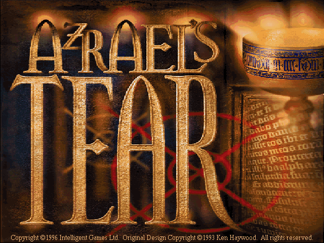 Title screen of Azrael's Tear