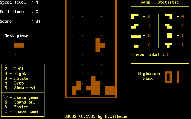 Gameplay of Bocus