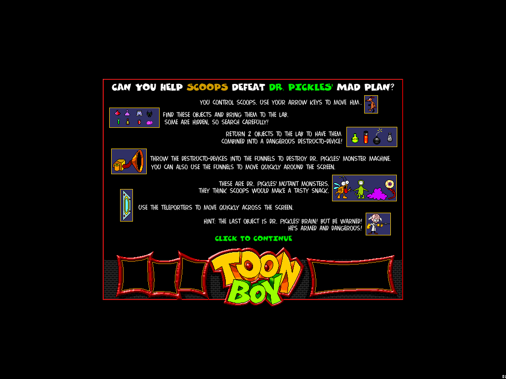 Gameplay of Stay Tooned!