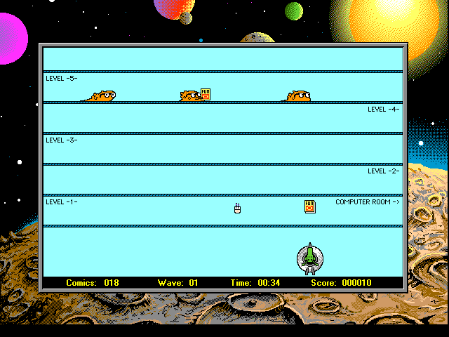 Gameplay of Alien Arcade