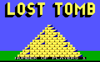 Title screen of Lost Tomb