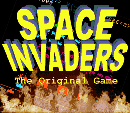 Title screen of Space Invaders