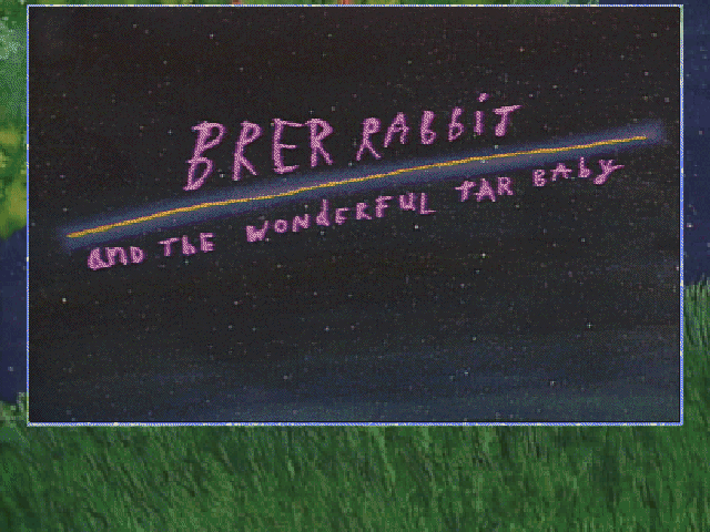 Title screen of Brer Rabbit and the Wonderful Tar Baby