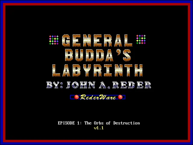 Box front of General Budda's Labyrinth