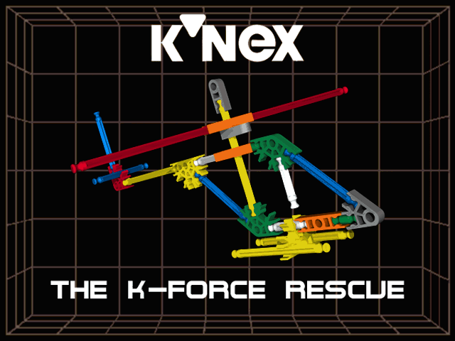 Title screen of Virtual K'Nex