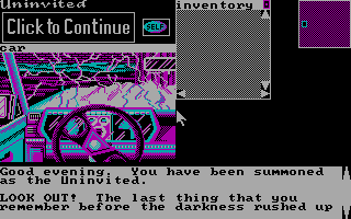 Gameplay of Uninvited