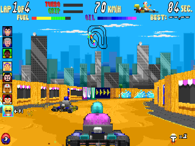 Gameplay of SuperKarts