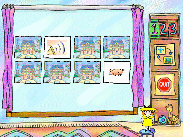 Gameplay of Madeline's Rainy Day Activities