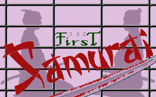 Title screen of First Samurai