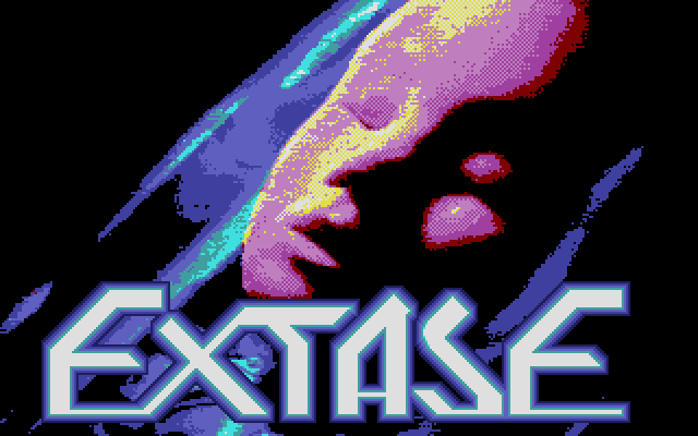 Title screen of Extase